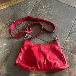 HESHE leather shoulder/crossbody bag